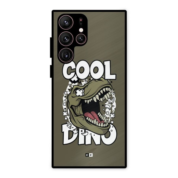 Cool Dino Metal Back Case for Galaxy S22 Ultra 5G