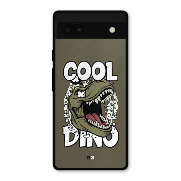 Cool Dino Metal Back Case for Google Pixel 6a