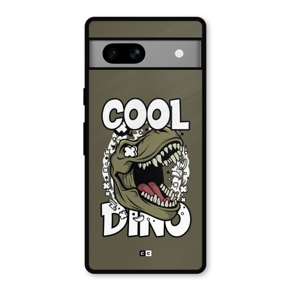 Cool Dino Metal Back Case for Google Pixel 7a