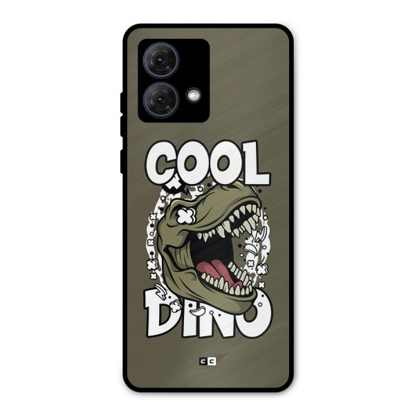 Cool Dino Metal Back Case for Moto G84