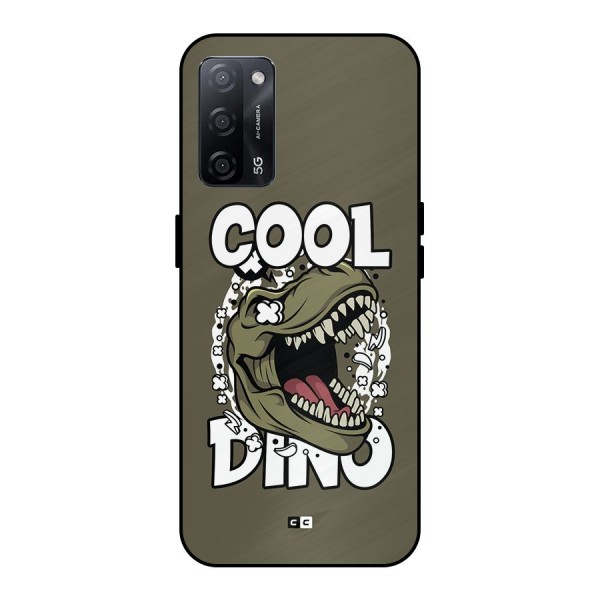 Cool Dino Metal Back Case for Oppo A53s 5G