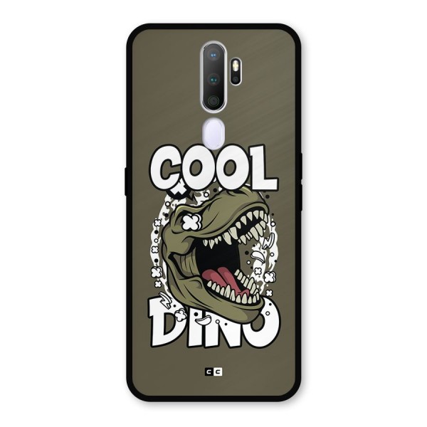 Cool Dino Metal Back Case for Oppo A5 (2020)