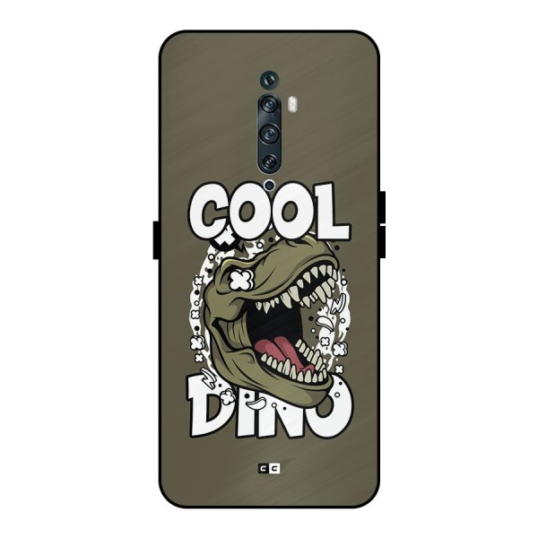 Cool Dino Metal Back Case for Oppo Reno2 F