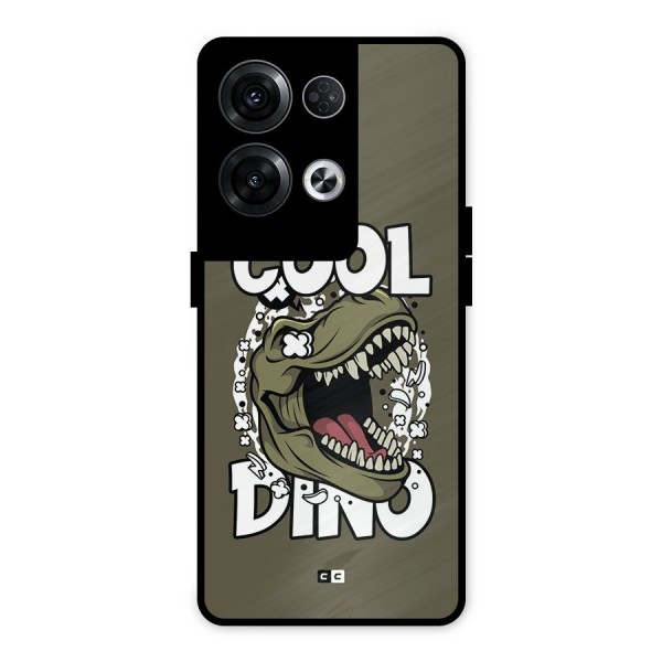 Cool Dino Metal Back Case for Oppo Reno8 Pro 5G