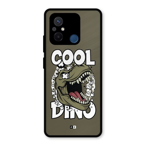 Cool Dino Metal Back Case for Poco C55