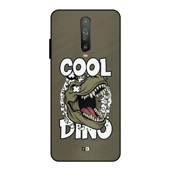 Cool Dino Metal Back Case for Poco X2