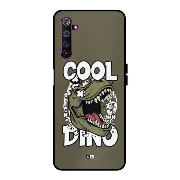 Cool Dino Metal Back Case for Realme 6 Pro