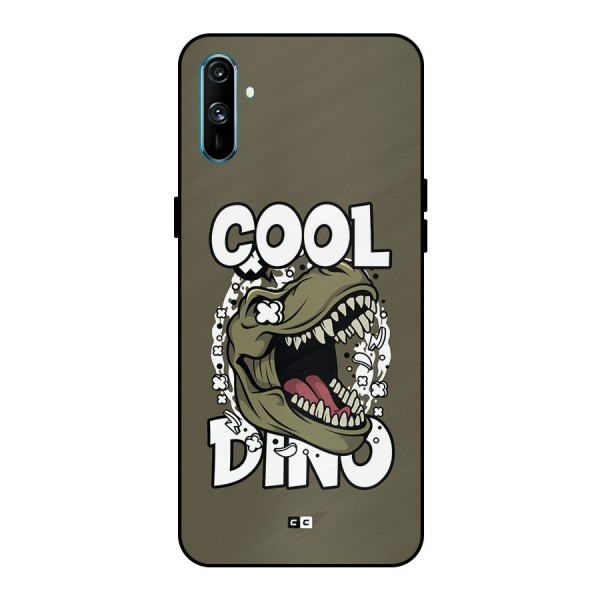 Cool Dino Metal Back Case for Realme C3