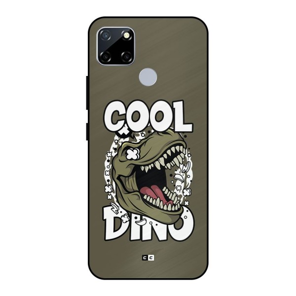 Cool Dino Metal Back Case for Realme Narzo 20