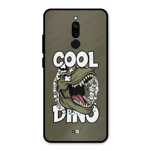 Cool Dino Metal Back Case for Redmi 8