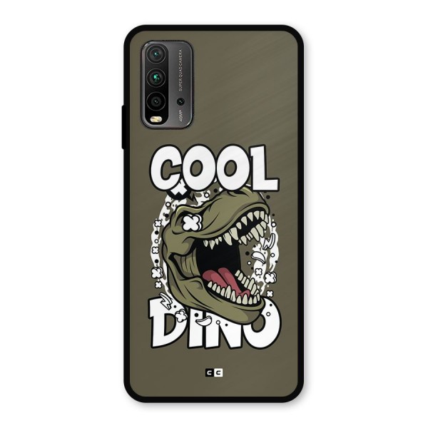 Cool Dino Metal Back Case for Redmi 9 Power