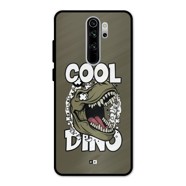 Cool Dino Metal Back Case for Redmi Note 8 Pro