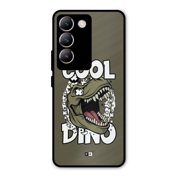 Cool Dino Metal Back Case for Vivo T3 5G