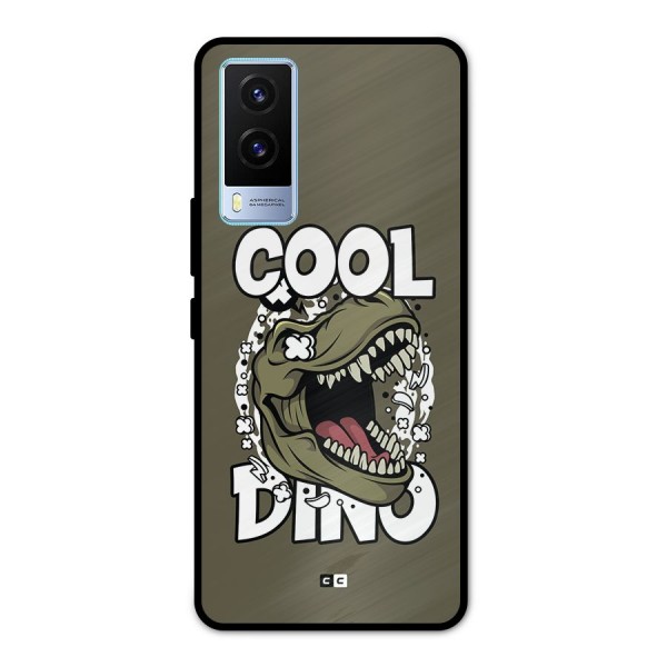 Cool Dino Metal Back Case for Vivo V21e 5G