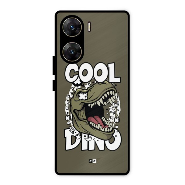 Cool Dino Metal Back Case for Vivo V29e