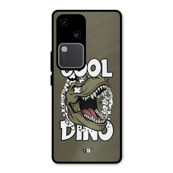 Cool Dino Metal Back Case for Vivo V30