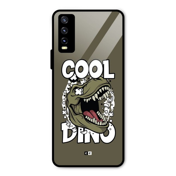 Cool Dino Metal Back Case for Vivo Y20 2021