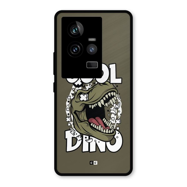 Cool Dino Metal Back Case for iQOO 11 5G