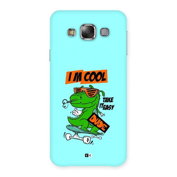 Cool Dude Back Case for Galaxy E7