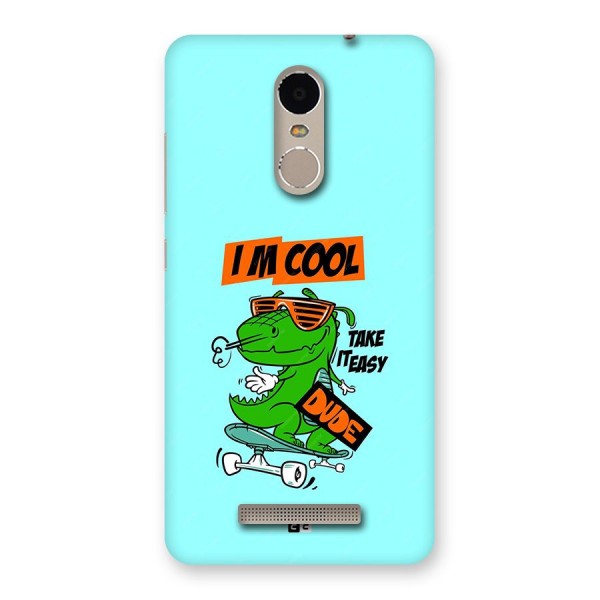 Cool Dude Back Case for Redmi Note 3