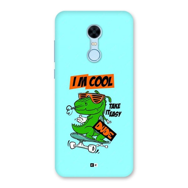 Cool Dude Back Case for Redmi Note 5