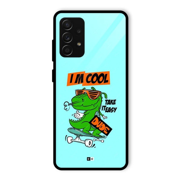 Cool Dude Glass Back Case for Galaxy A53 5G