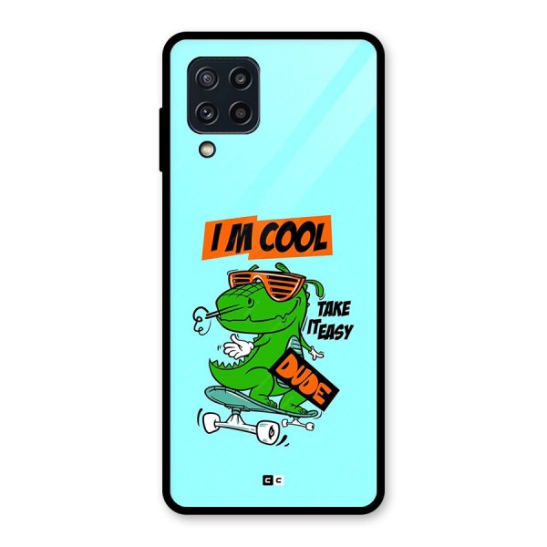 Cool Dude Glass Back Case for Galaxy M32