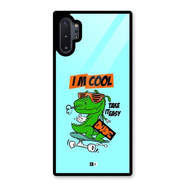 Cool Dude Glass Back Case for Galaxy Note 10 Plus