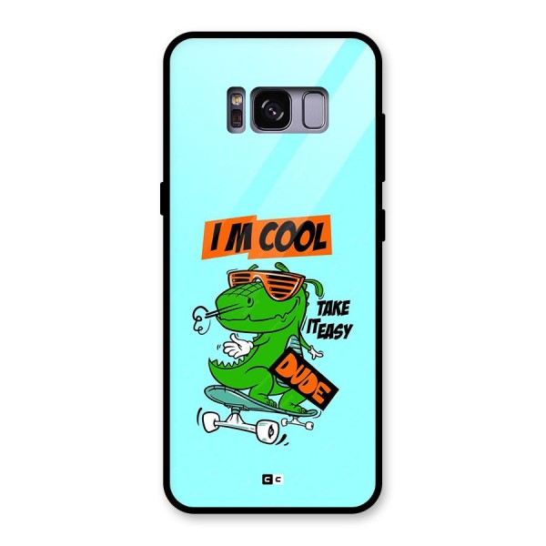 Cool Dude Glass Back Case for Galaxy S8