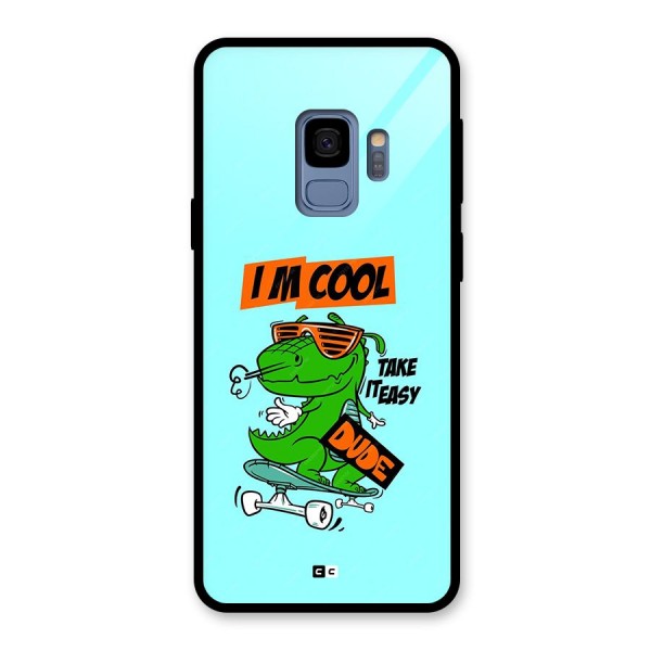 Cool Dude Glass Back Case for Galaxy S9