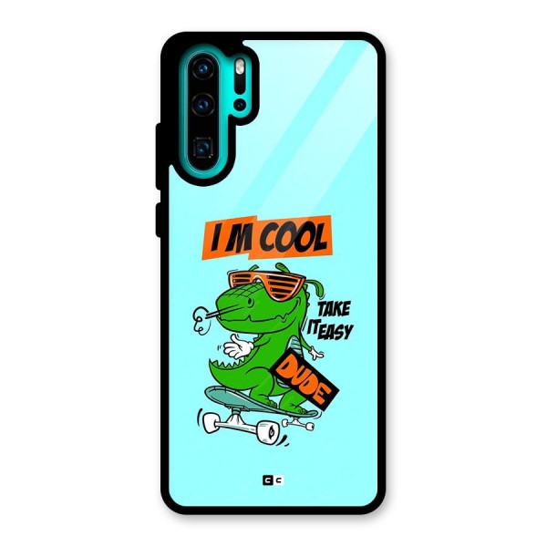 Cool Dude Glass Back Case for Huawei P30 Pro