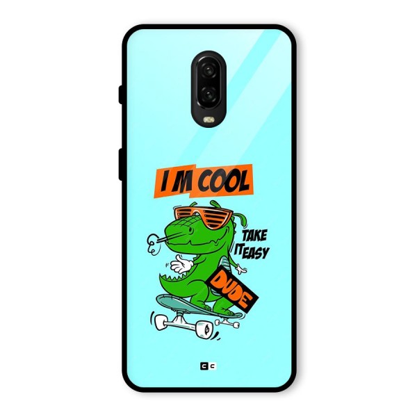 Cool Dude Glass Back Case for OnePlus 6T