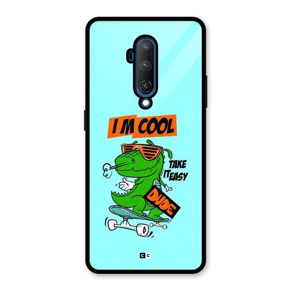 Cool Dude Glass Back Case for OnePlus 7T Pro