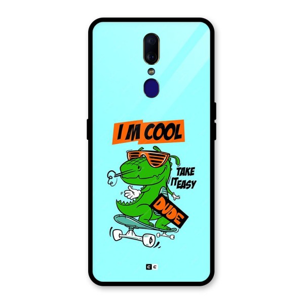 Cool Dude Glass Back Case for Oppo F11