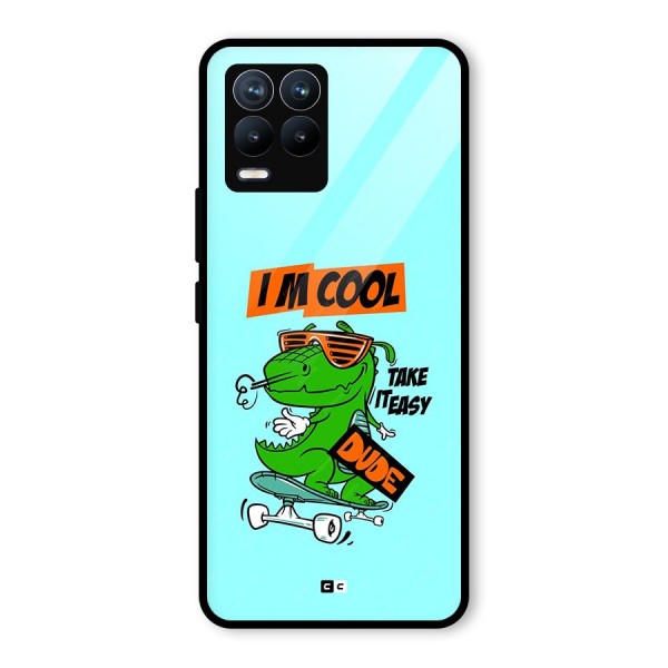 Cool Dude Glass Back Case for Realme 8