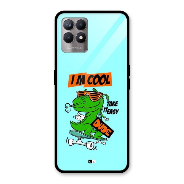 Cool Dude Glass Back Case for Realme 8i