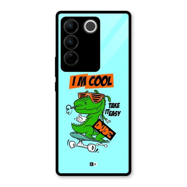 Cool Dude Glass Back Case for Vivo V27