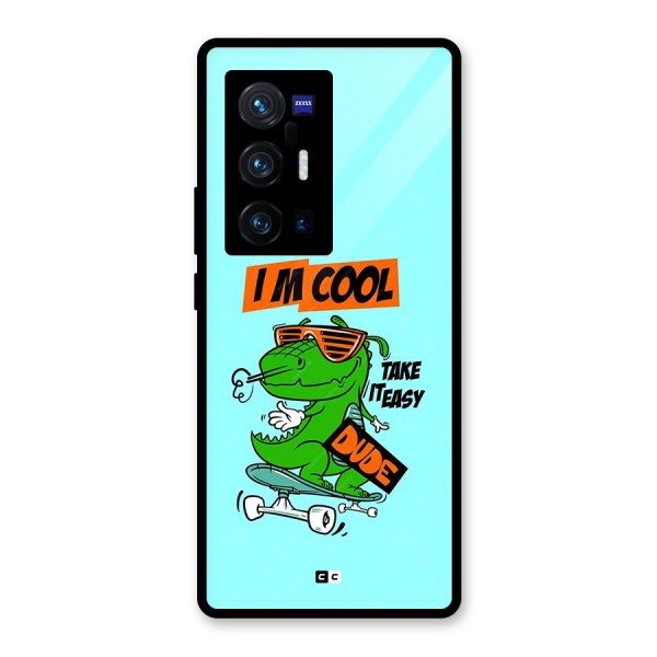 Cool Dude Glass Back Case for Vivo X70 Pro Plus