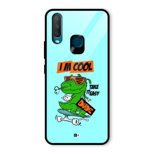 Cool Dude Glass Back Case for Vivo Y12