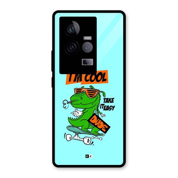 Cool Dude Glass Back Case for Vivo iQOO 11 5G