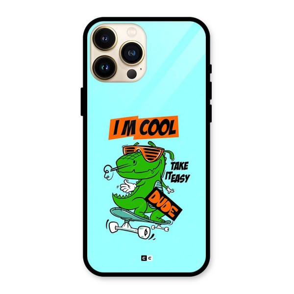 Cool Dude Glass Back Case for iPhone 13 Pro Max