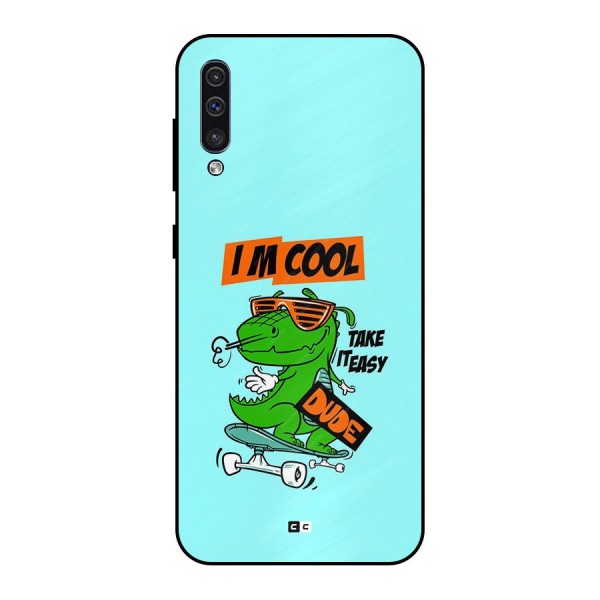 Cool Dude Metal Back Case for Galaxy A50