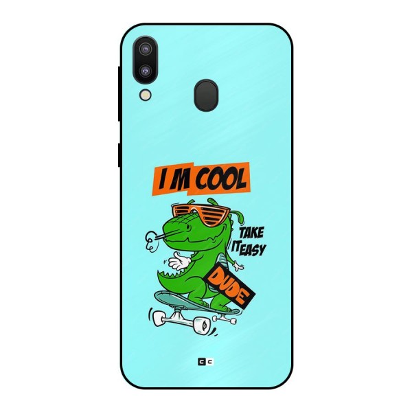 Cool Dude Metal Back Case for Galaxy M20