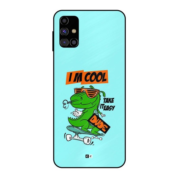 Cool Dude Metal Back Case for Galaxy M31s