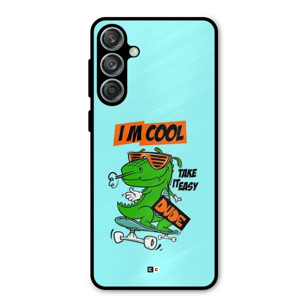 Cool Dude Metal Back Case for Galaxy M55 5G