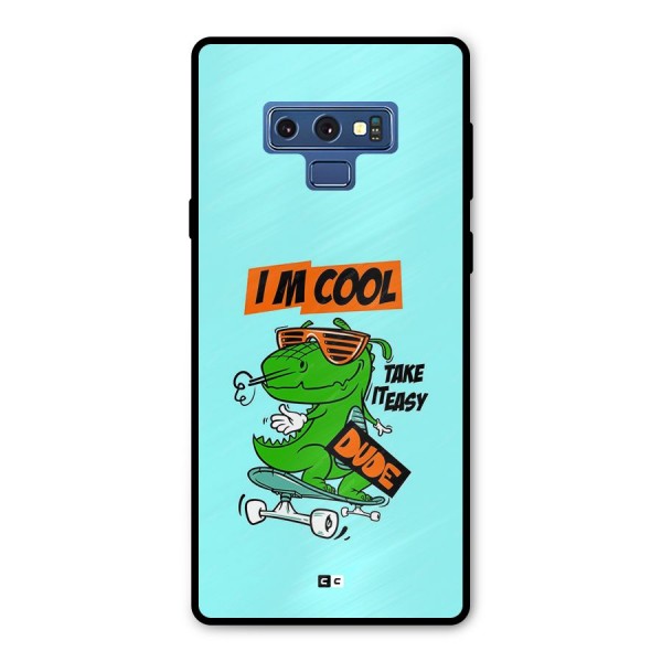 Cool Dude Metal Back Case for Galaxy Note 9