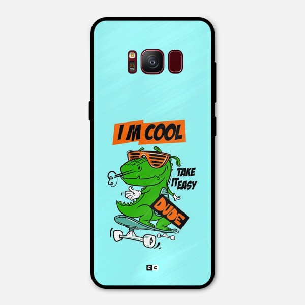 Cool Dude Metal Back Case for Galaxy S8