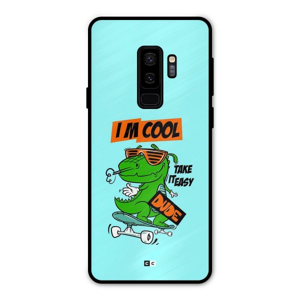 Cool Dude Metal Back Case for Galaxy S9 Plus