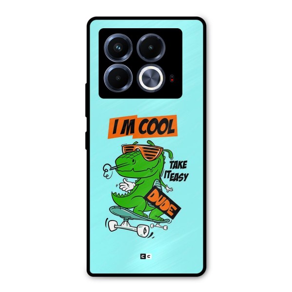 Cool Dude Metal Back Case for Infinix Note 40 5G