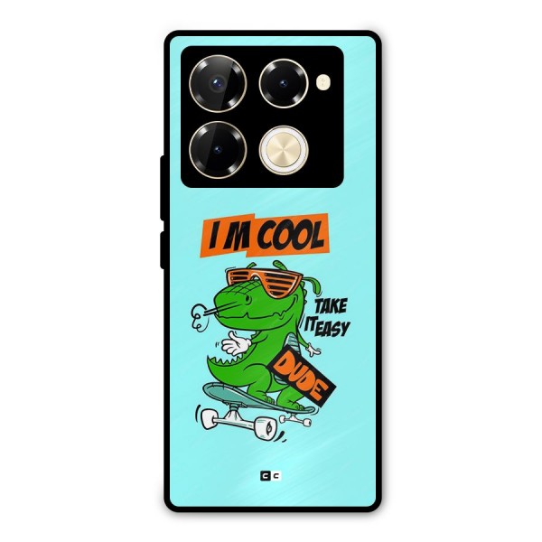 Cool Dude Metal Back Case for Infinix Note 40 Pro